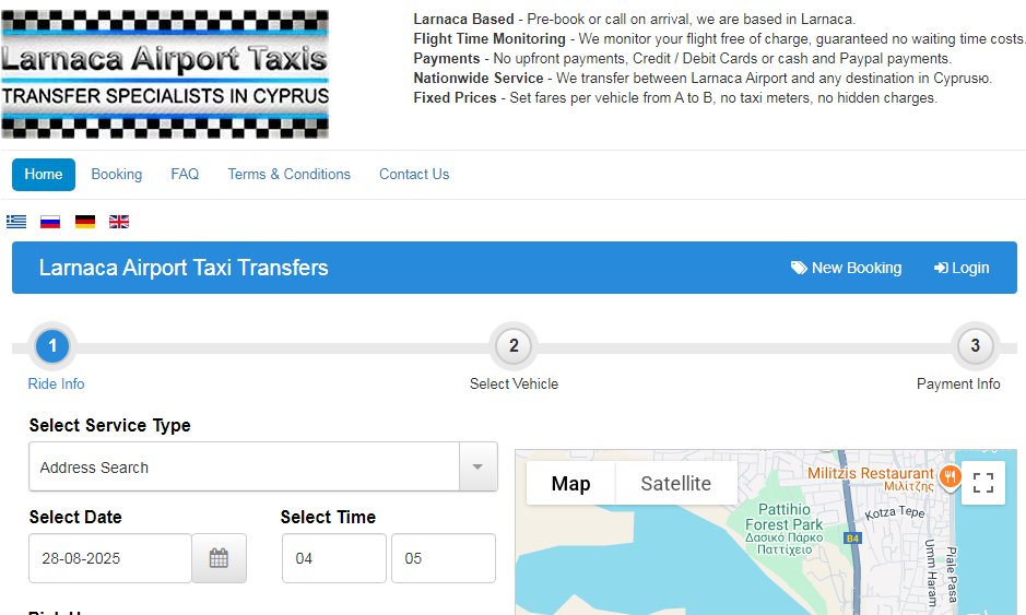Larnaca Airport Taxi Transfers